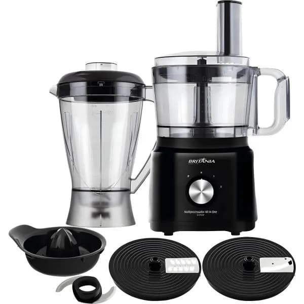 Anúncio: Britania Multi Procesador BMP900 5 En 1 2.2/1.2L/2V/1000W/220V Negro