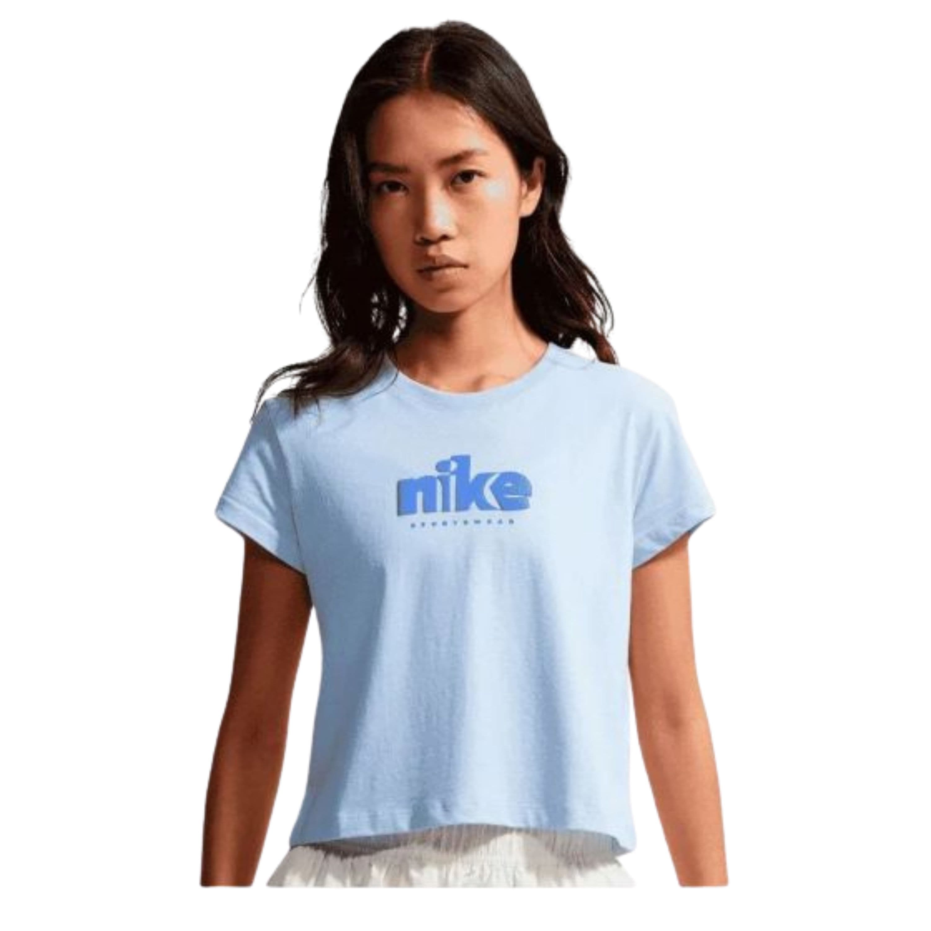 Anúncio: Nike Remera Fem W Nswclub Ss Tee Cc IH7448407 (m) Celeste
