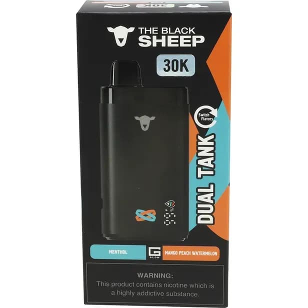 Anúncio: The Black Sheep Vaper Desechable 30000PUFFS Menthol/mango Peach Watermelon