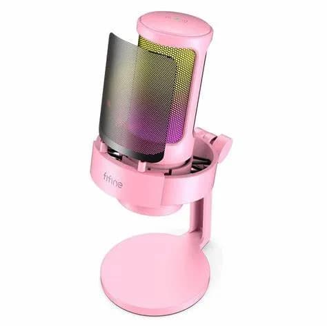 Anúncio: Fifine Micrófono A8 RGB Pink