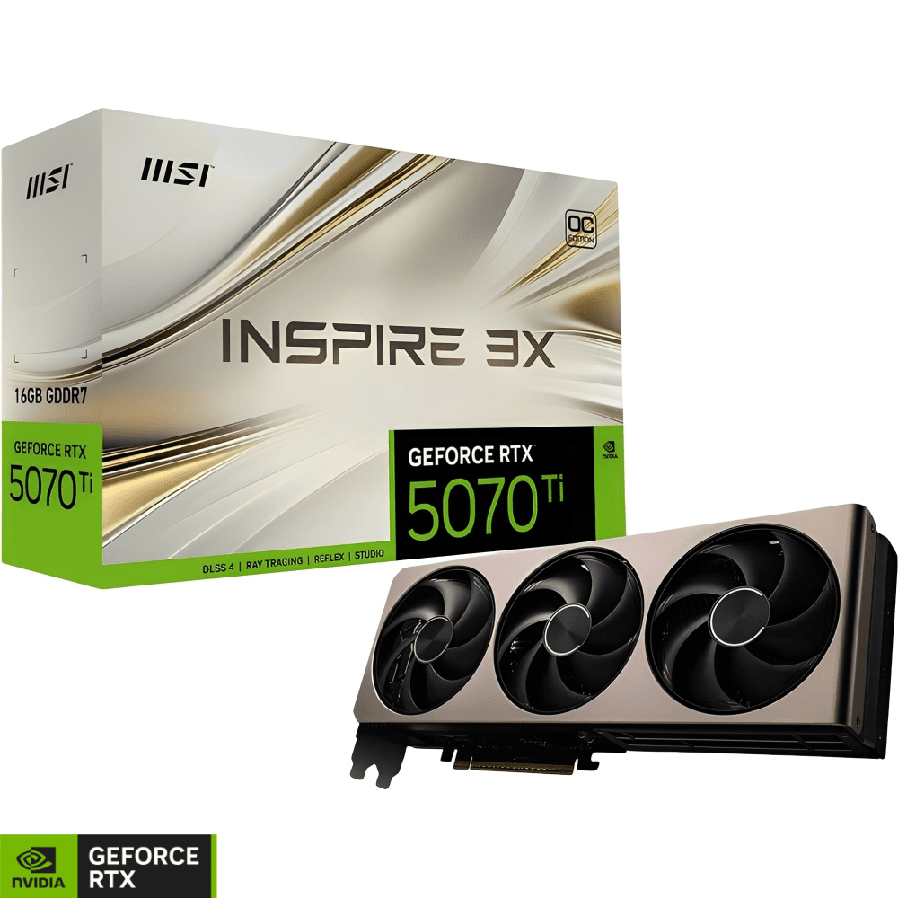 Anúncio: Msi Placa De Video Geforce RTX5080 Inspire 3X 16GB GDDR7 Oc