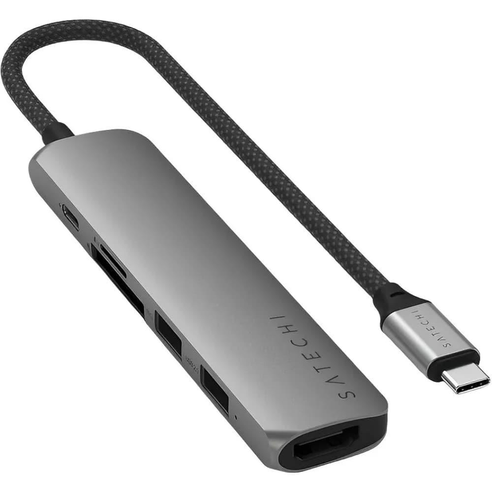 Anúncio: Satechi Hub ST-P6SM USB-C 6IN1 Slim Multiport Adapter Space Gray