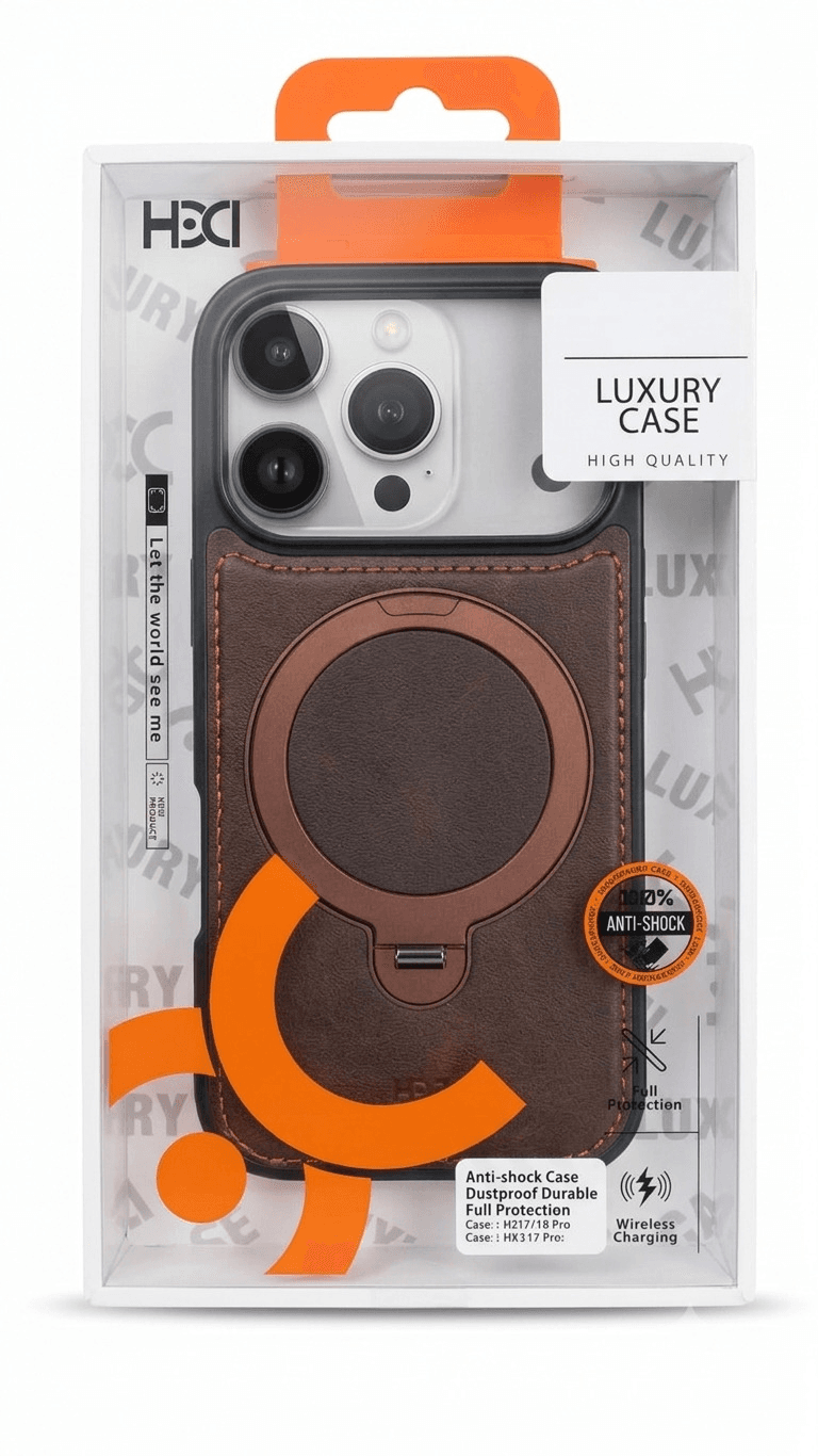 Anúncio: HDD Capa HBC-367 iPhone 18 PRO/17 PRO Dark Brown