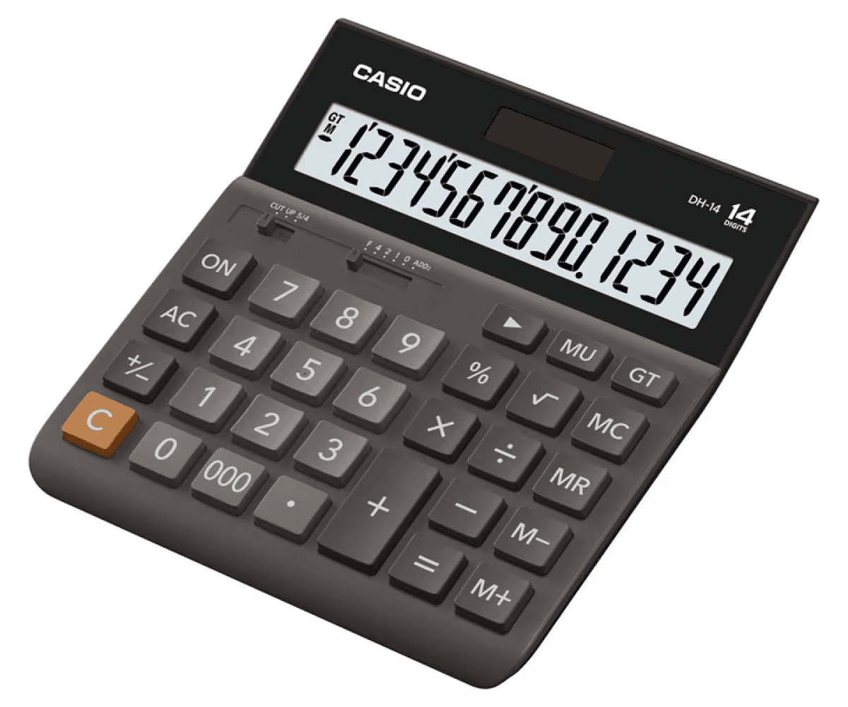 Anúncio: Casio Calculadora DH-14 Black