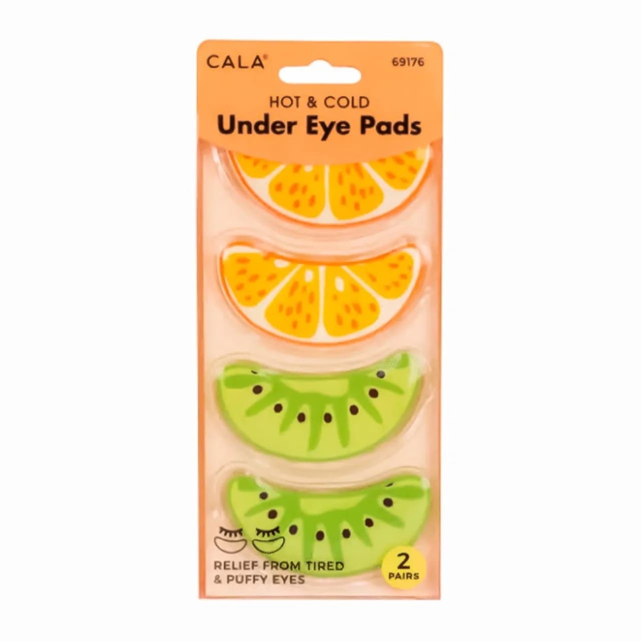 Anúncio: Cala Almohadillas P/ojos Hot&cold Uep Naranja /kiwi 2PAR 69176