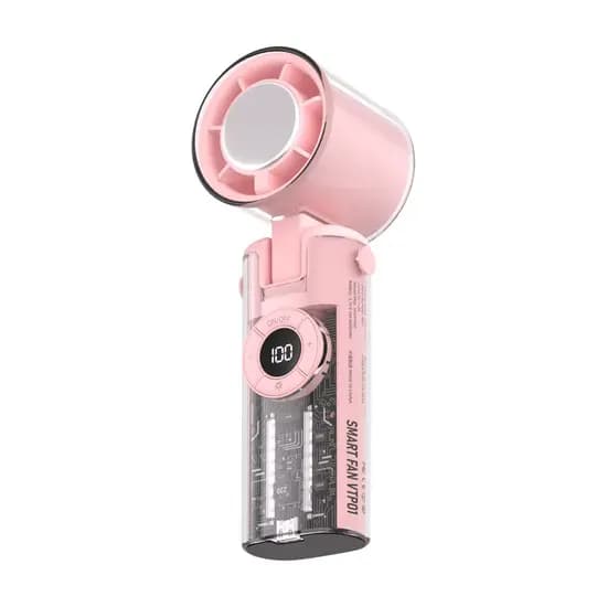 Anúncio: Smartfy Ventilador Portatil VTP01P Recargable Rosa