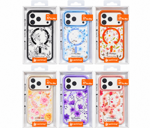 Anúncio: Peining Capa iPhone 17 PRO MAX Magsafe Flowery Colores Varios