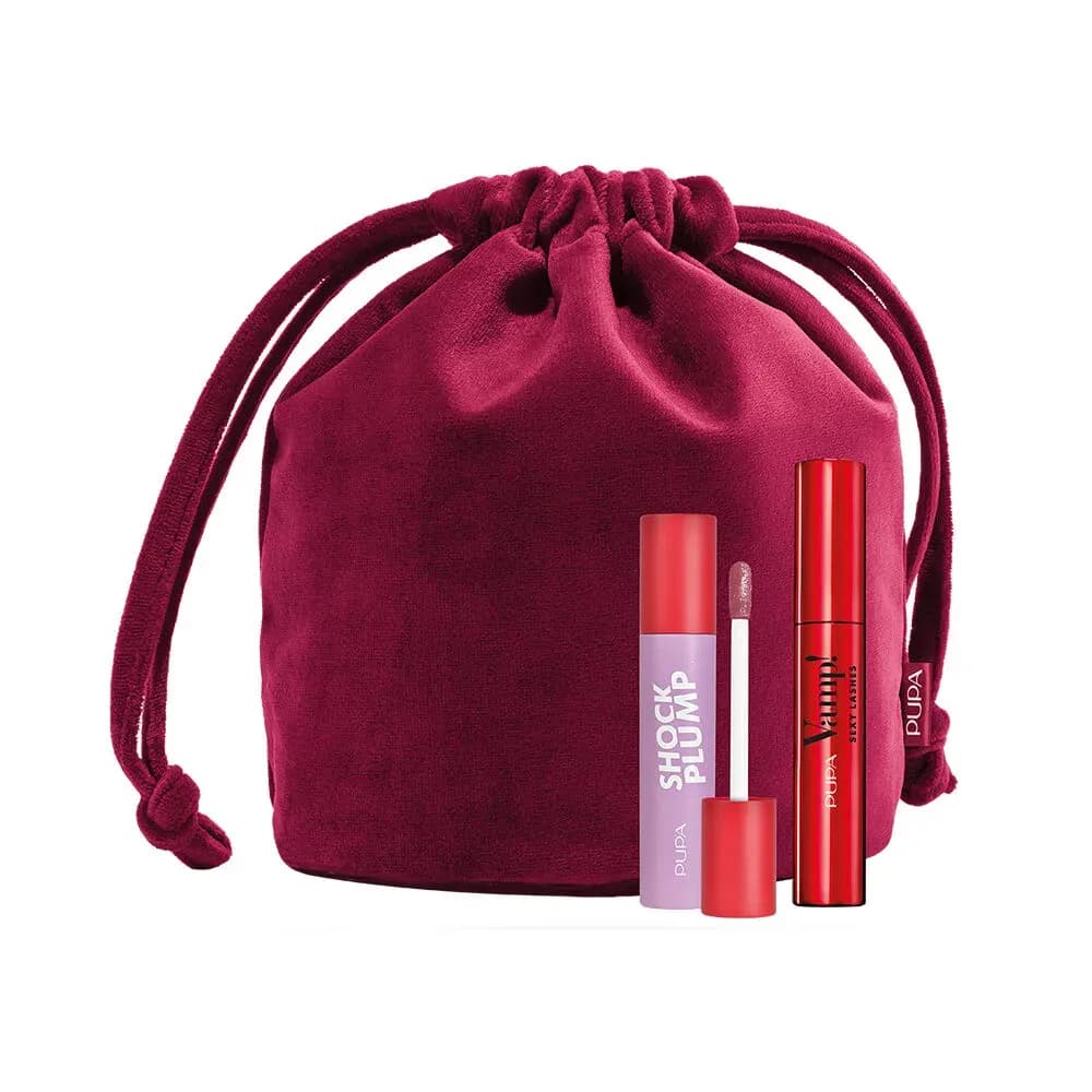Anúncio: Pupa Kit Vamp Sexy Mascara De Pest + Shock Plump Cherry + Neceser