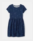 Anúncio: Carters Vestido Azul C/corazones Celestes (t) 14