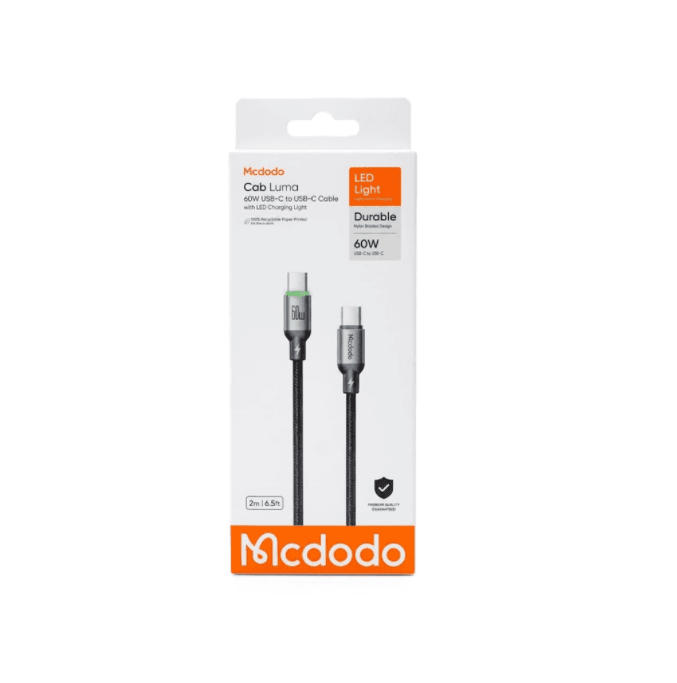 Anúncio: Mcdodo Cable CA-6871 2M USB-C To USB-C Black
