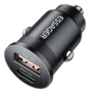 Anúncio: Essager Cargador Vehicular ECC2CA-MH01-P USB C/usb A 45W Black