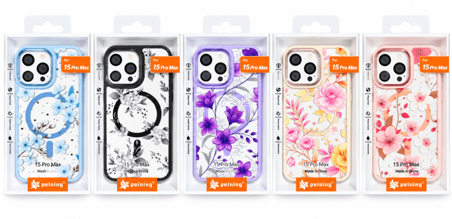 Anúncio: Peining Capa iPhone 15 PRO MAX Magsafe Flowery Colores Varios