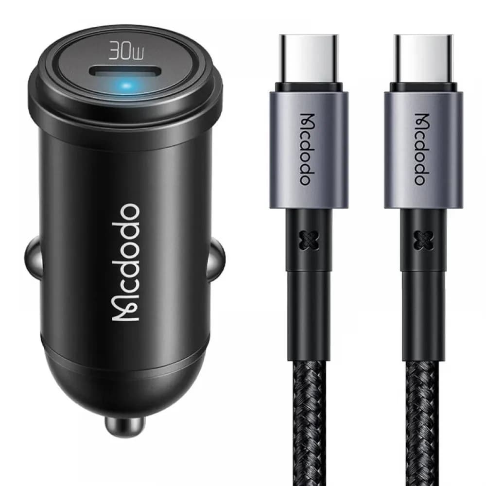 Anúncio: Mcdodo Cargador Vehicular CC-7493 30W Cable USB-C A USB-C Black
