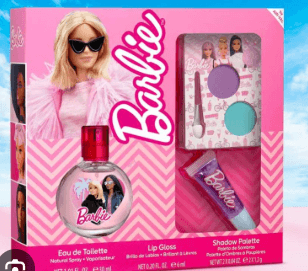 Anúncio: Barbie Set Eau De Toilette 30ML + Brillo De Labios 6ML + Sombras 2X1.2G