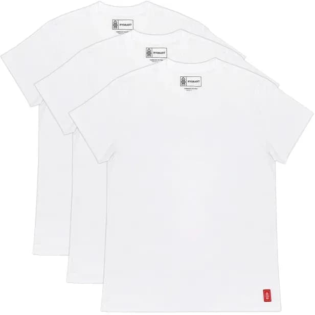 Anúncio: Hydrant Remera TH00009 Pack 3 Blanco T (xxl)