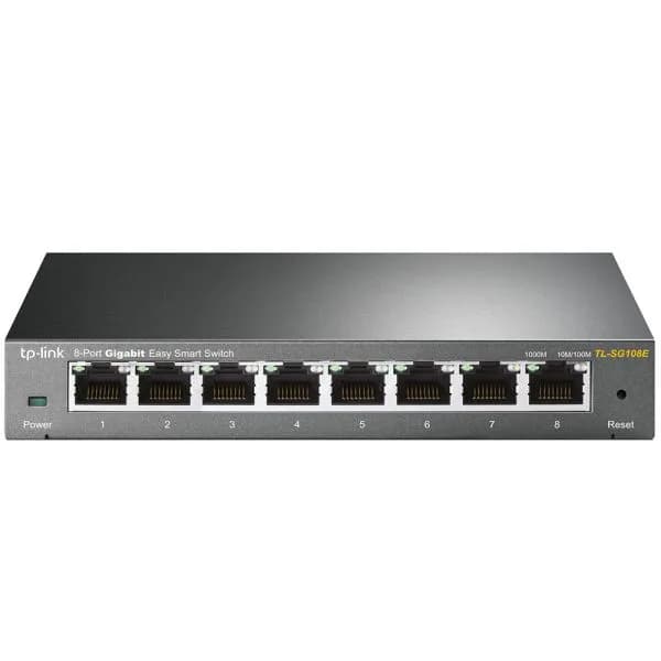 Anúncio: Tp-link Switch TL-SG108E 10/100/1000MPS 8P RJ45 Negro