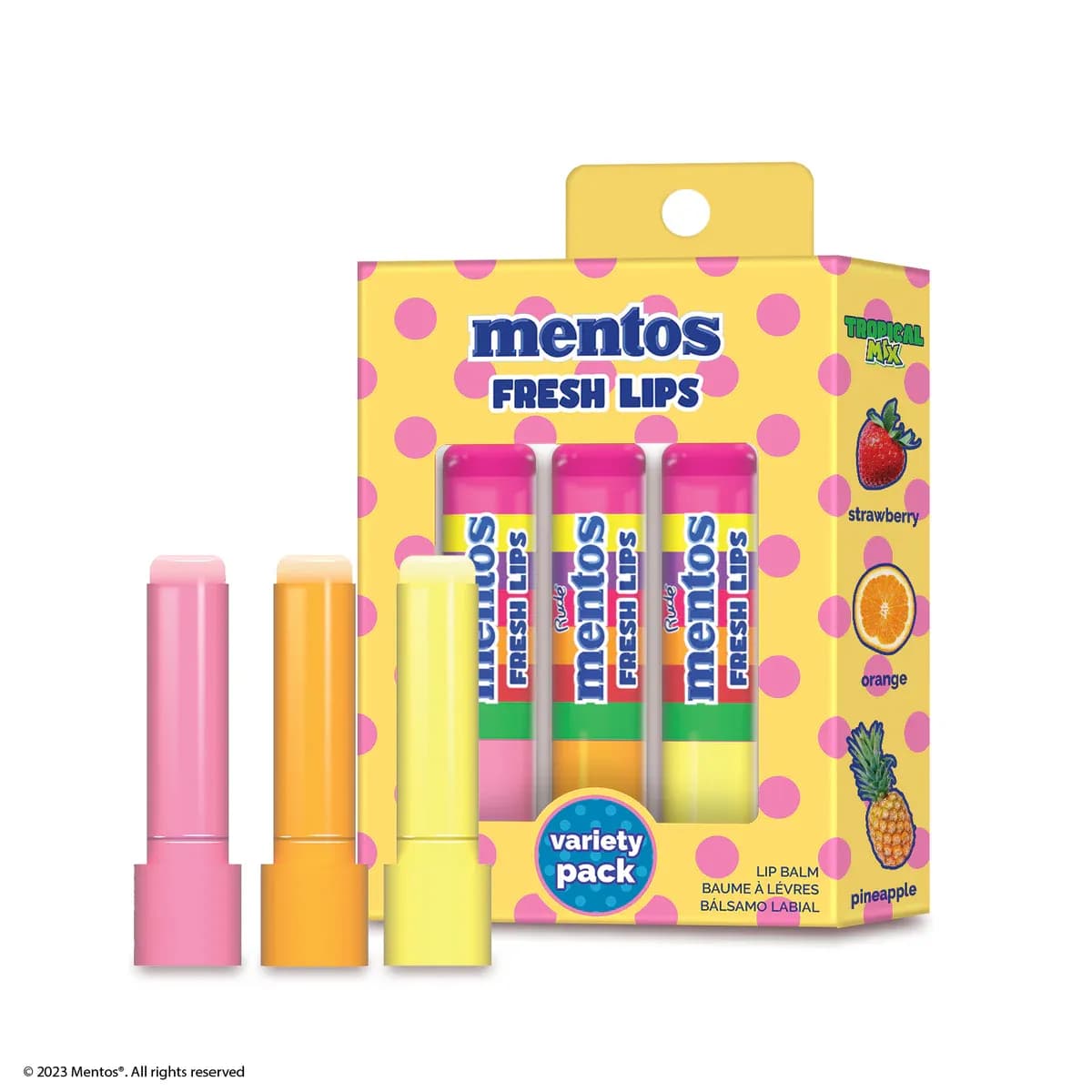 Anúncio: Rude Balsamo Labial Fresh Lips Tropical Mix Mentos (PACK3)