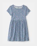 Anúncio: Carters Vestido Celeste C/flores Coloridos (t) 8