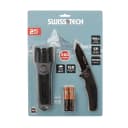 Anúncio: Swiss+tech Set STOO1231 Linterna + Cuchillo + Pilas Negro