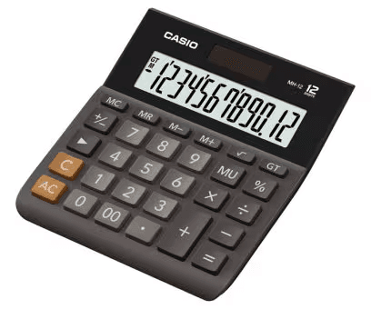Anúncio: Casio Calculadora MH-12 Black