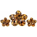 Anúncio: Original Hebilla Set Piraña Con Diseño De Flor K64352-4 Animal Print 3PCS