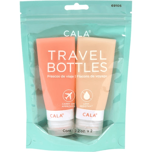 Anúncio: Cala Frascos De Viaje Silicona Coral 2 Pcs 69105
