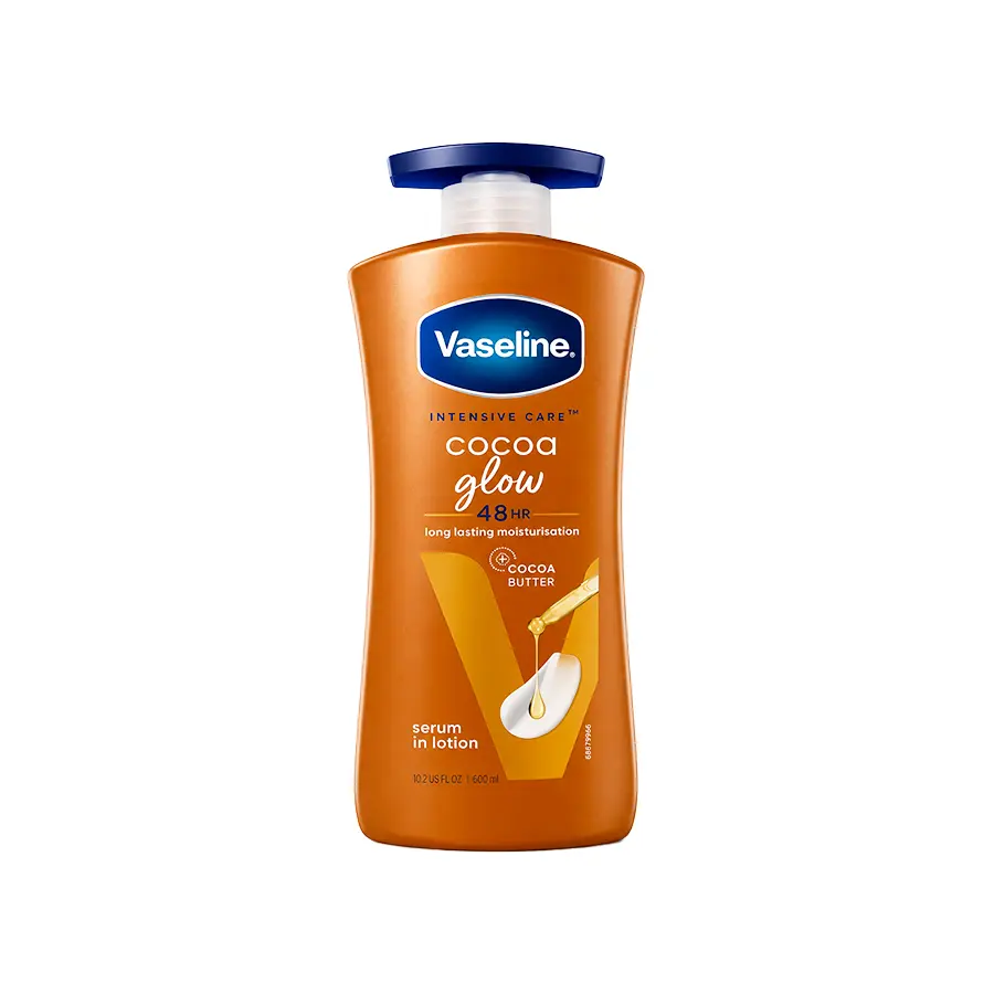 Anúncio: Vaseline Locion Corporal Cocoa Glow 48HR 600ML
