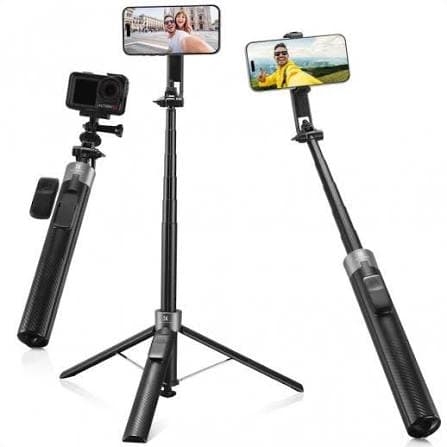 Anúncio: K&f Concept Tripode Baston De Selfie MS-52 + Control (KF15.0015)