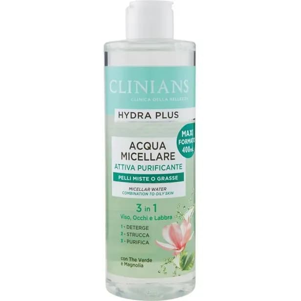 Anúncio: Clinians Desmaquillante Acqua Micellare Purificante 3EN1 P.mixto/graso 400ML