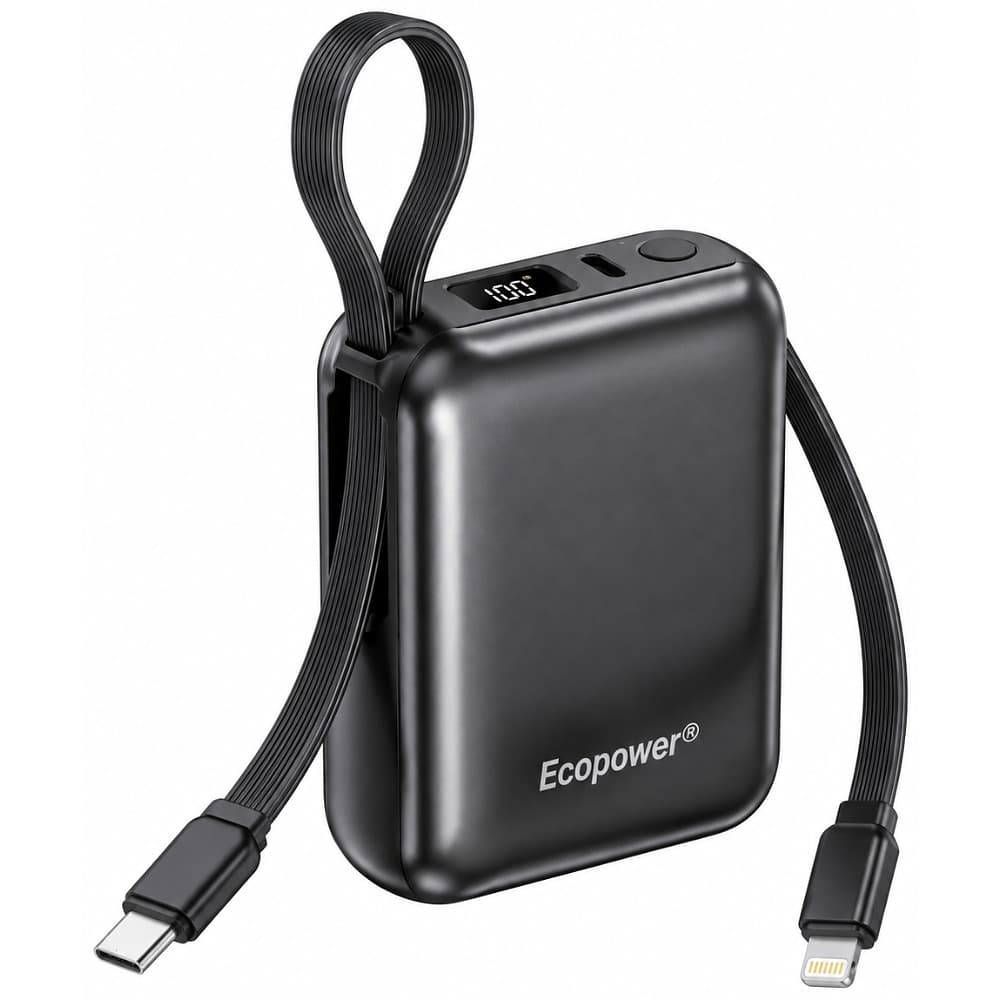 Anúncio: Ecopower Cargador Portatil EP-C892 12000MAH Negro