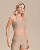Anúncio: Live Top Fem Slim Tex Green 61945 Clay Beige (t) L
