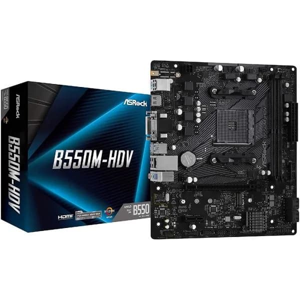 Anúncio: Asrock Placa Madre AM4 Asrock B550M-HDV DDR4/HDMI/M2/MATX