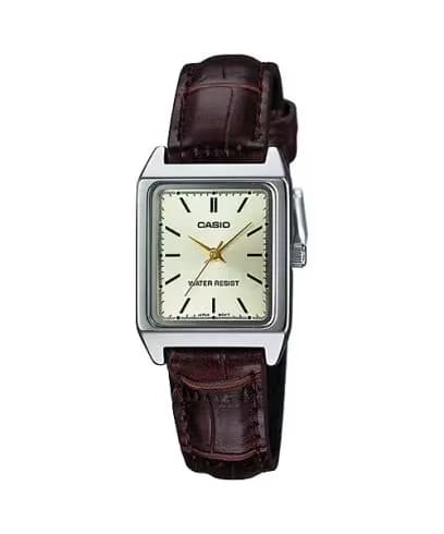 Anúncio: Casio Reloj Fem LTP-V007L-9EUDF Plateado/marron + Estuche
