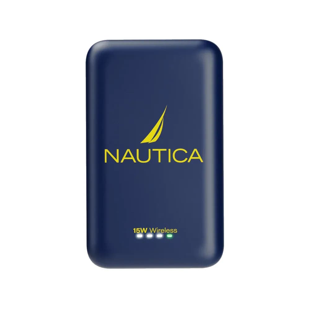 Anúncio: Nautica Cargador Portatil Wireless PB205 Urban Magnetic 5000MAH Navy Yellow