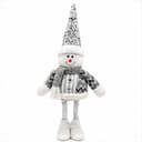 Anúncio: Original Adorno Navideño Muñeco De Nieve Retractil MZ-759 Plata 50CM