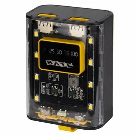 Anúncio: Satellite Cargador Portatil A-PB410003 10000MAH 22.5W Negro/amarillo/transp