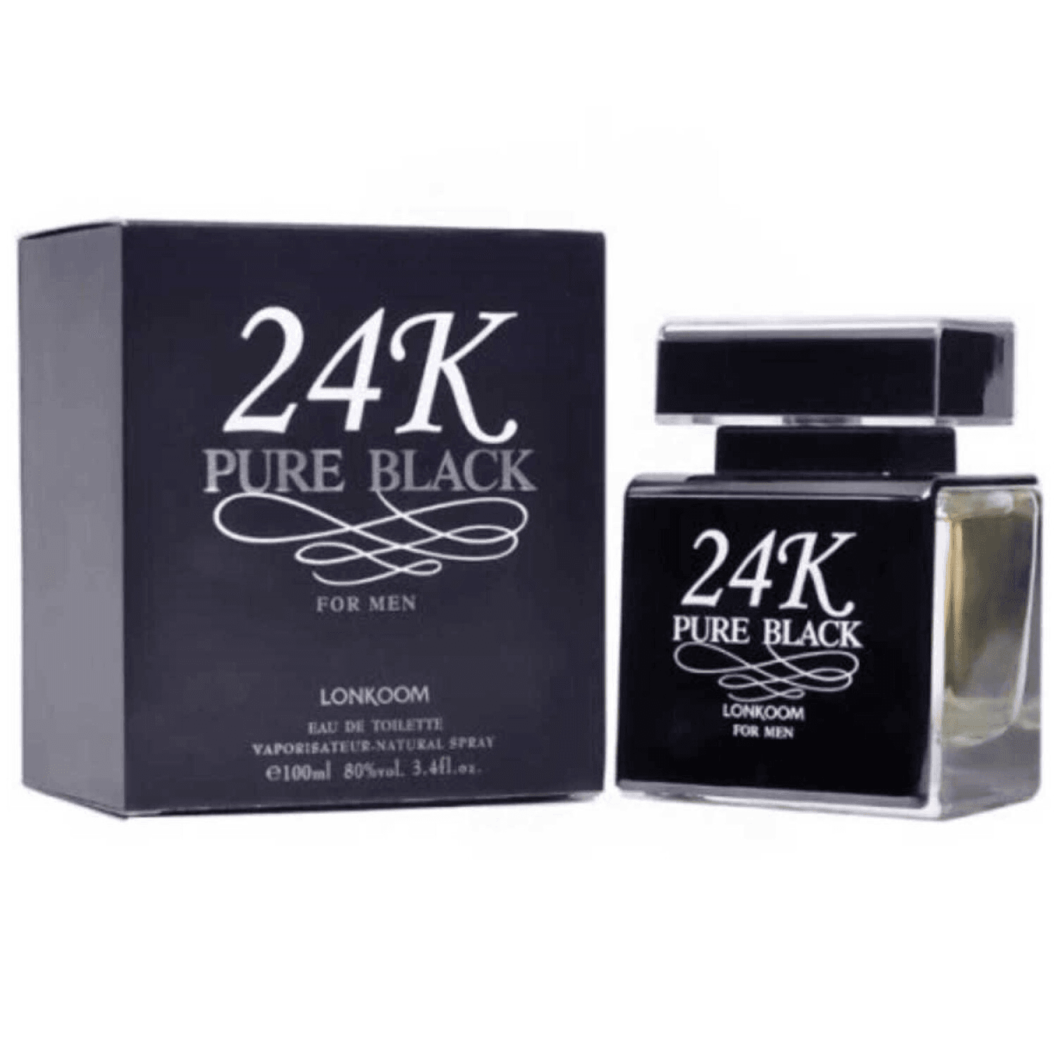 Anúncio: Lonkoom Perfume 24K Pure Black M Eau De Toilette 100ML