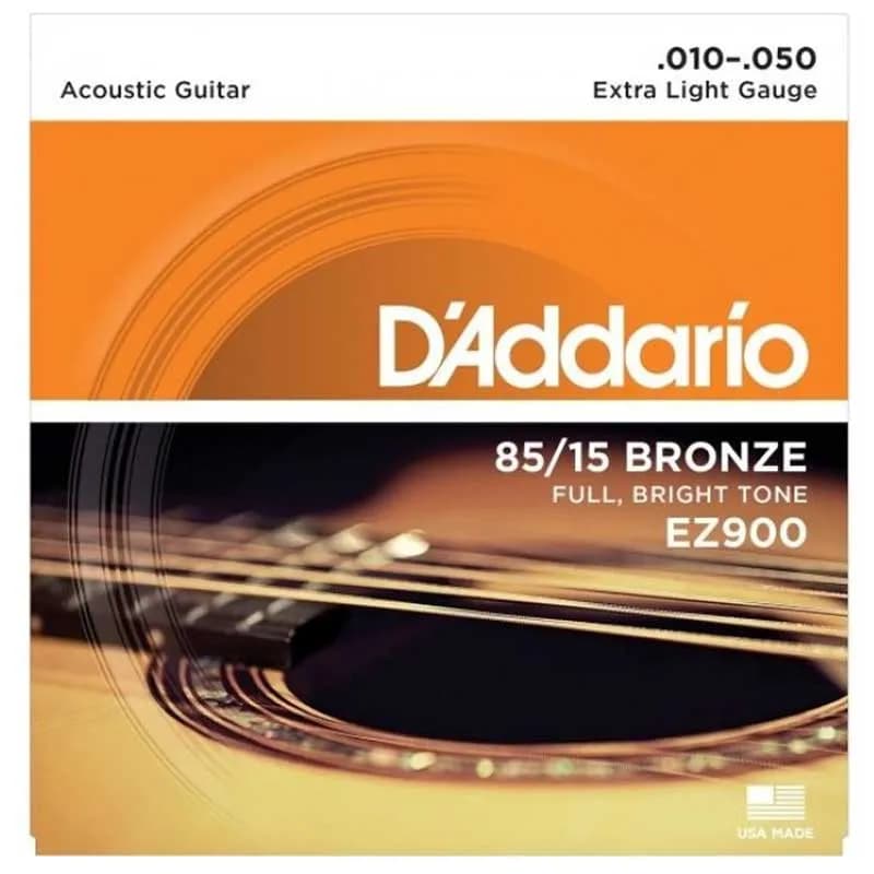 Anúncio: D'addario Cuerda De Guitarra Acustica EZ900 Bronze 10/50 Ext Light