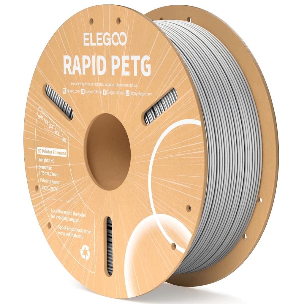 Anúncio: Elegoo Filamento Rapid Petg P/impresora 3D 1KG/1.75MM Grey