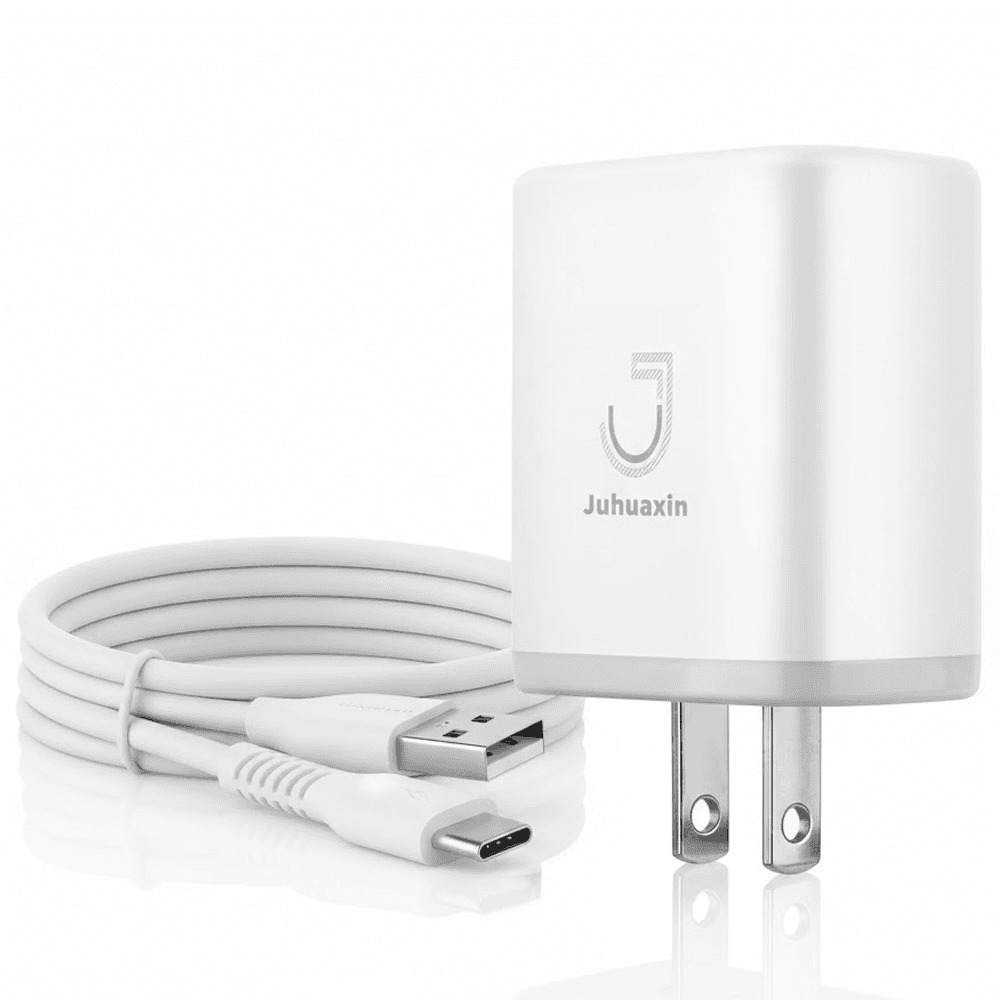 Anúncio: Juhuaxin Cargador JU-CP02 + Cable USB C 20W White