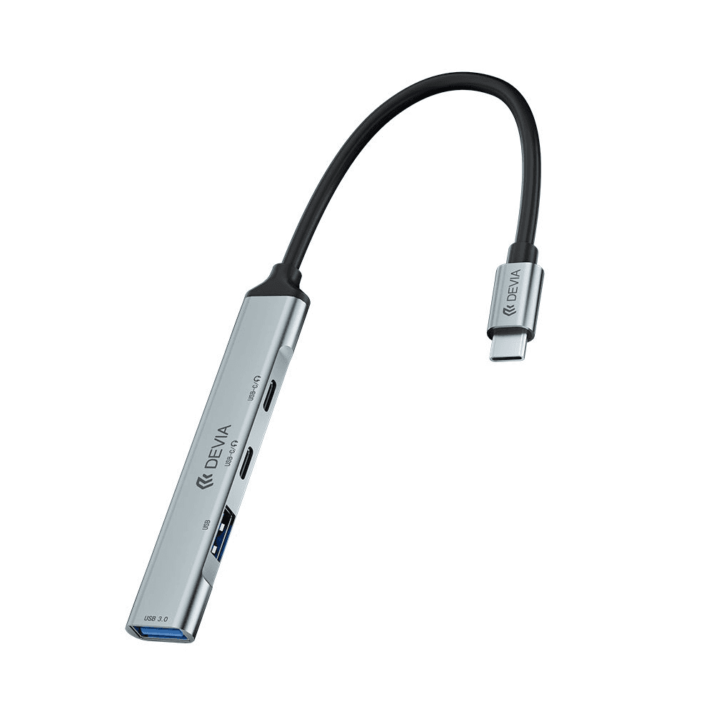Anúncio: Devia Hub EC707 Type-c 4 En 1 3.0 4P Space Gray