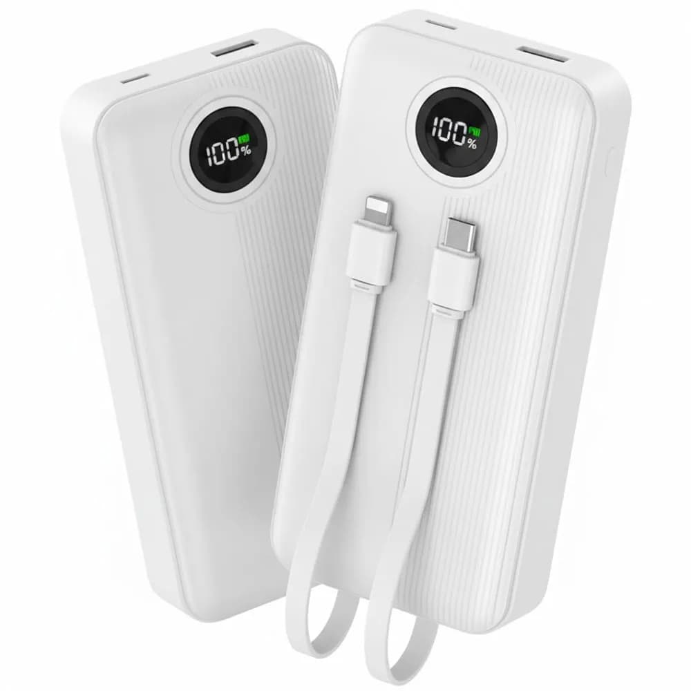 Anúncio: Ecopower Cargador Portatil EP-C802 12000MAH Type C/lightning Blanco
