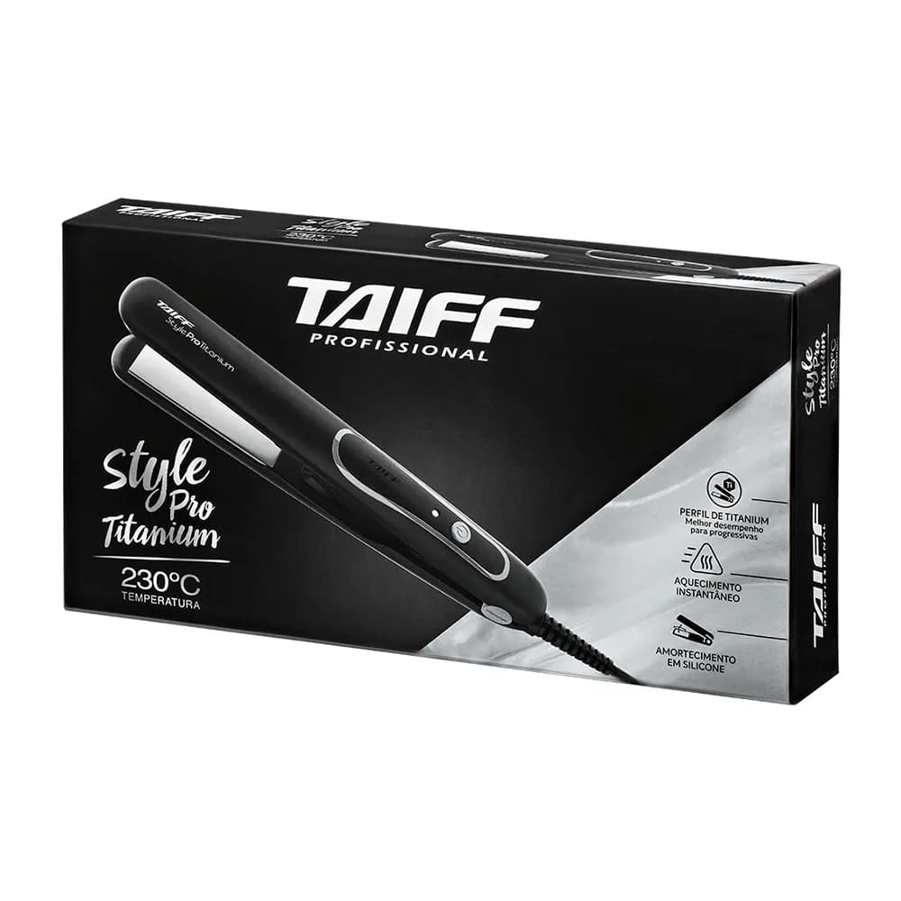 Anúncio: Taiff Alisador Style PRO Titanium Bivolt Negro/gris
