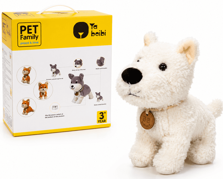 Anúncio: Original Peluche Perro Interactivo MZ-088 Blanco