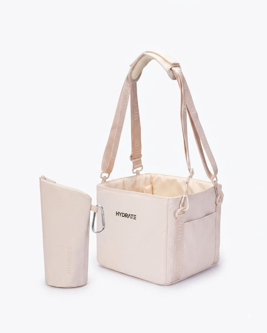 Anúncio: Hydrate Kit Bolso Square Mate Go 10+MP Beige