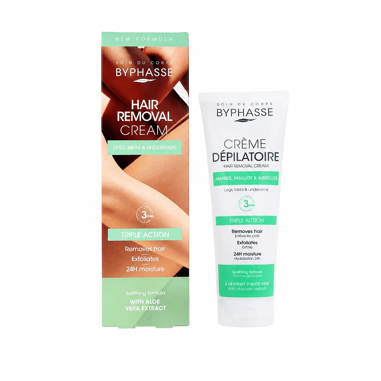 Anúncio: Byphasse Crema Depilatoria Aloe Vera 125ML