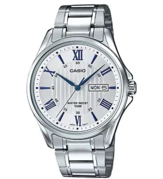 Anúncio: Casio Reloj Masc MTP-1384D-7A2VDF Blanco/plateado + Estuche