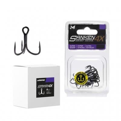 Anúncio: Marine Anzuelo Sanken Short Shank 4X Ct 3 C/12