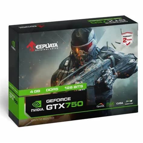 Anúncio: Keepdata Placa De Video Geforce GTX750 KDGTX750-4GD5/128B 4GB DDR5 128