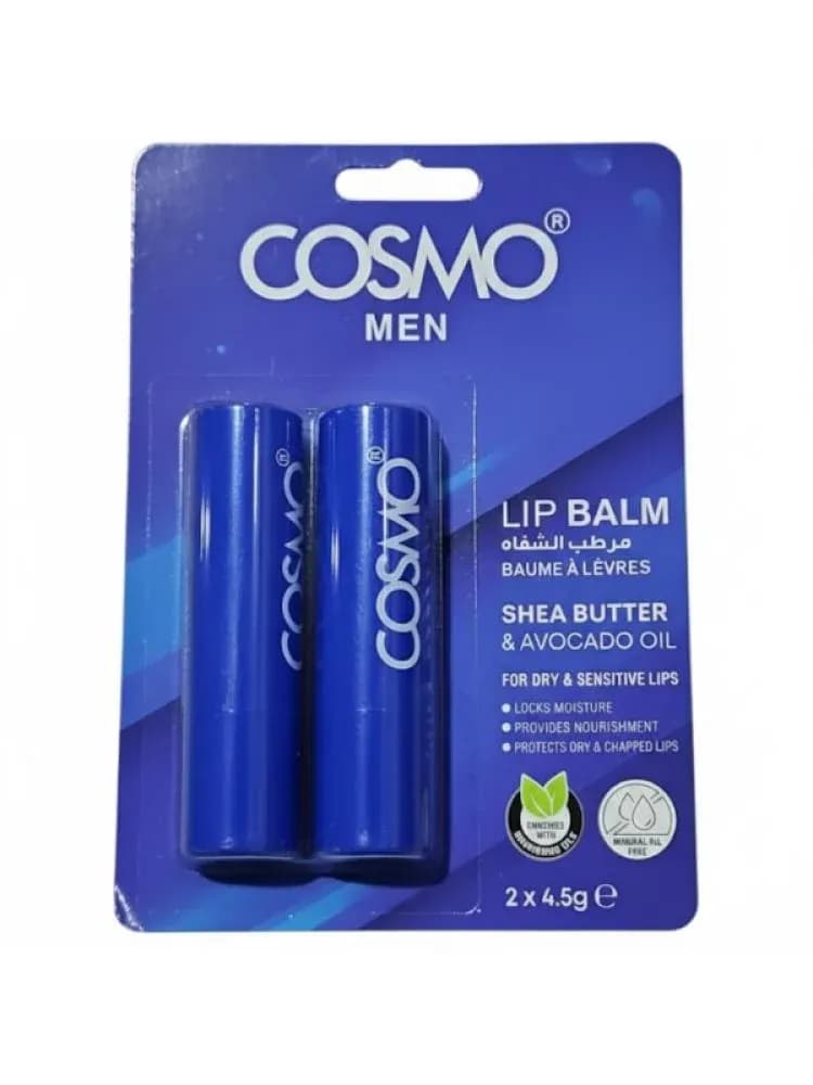 Anúncio: Cosmo Balsamo Labial Men 4.5G
